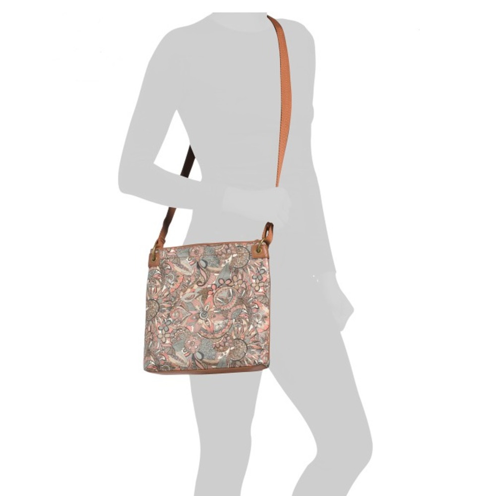 Sakroots Sienna Nylon Crossbody Purse – One Zip Pocket – One Size - Picture 5 of 5